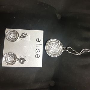 Elise necklace & earrings